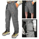 Calça De Pesca Mtk Amazon Vira Bermuda Chumbo