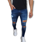 Calça Destroyed Jeans Linha Premium Masculina