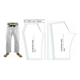 Calça Do Kimono p Ao Gg