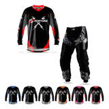 Calça E Camisa Moto Piloto Motocross