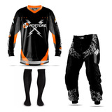 Calça E Camisa Motocross Trilha Ad