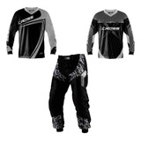 Calça E Camisa Motocross Trilha Protork Jett Factory Edition
