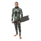 Calça E Jaqueta Neoprene Pesca Sub