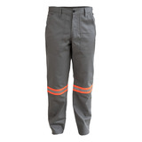 Calça Eletricista Cinza Nr10 Risco 2 Cl 1 E 2 Rf Laranja
