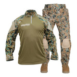Calça F3 Com Joelheira Combat Shirt 711 Forhonor Marines