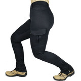 Calça Fem tac Feminina Militar Tática Cargo Bélica Preta