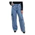Calça Feminina Disparate Jeans Wide Leg Cargo - 47935