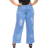 Calça Feminina Jeans Lançamemto Plus Size
