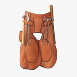 Calça Ferrador Em Couro Para Ferrageamento De Cavalo Oferta