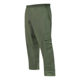 Calça Fishing Co Proteção Solar Com 4 Bolsos Cor Verde Musgo