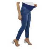 Calça Gestante Grávida Cós Anatomico Confortável Skinny