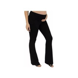 Calça Gestante Grávida Flare Malha Confortável Plus Size