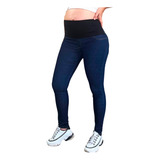 Calça Gestante Jeans Elástico Suplex Grávida Confortável