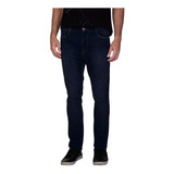 Calça Guess Jeans Masculina Tag Slim Straight Stoned Escura