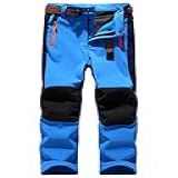 Calça Infantil Infantil Infantil Forrada Com Lã à Prova De Vento Impermeável Para Caminhadas E Esqui Calça De Neve Macia Com Cintura Expansível E Calça Com Isolamento Quente 16010