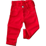 Calça Infantil Vermelha Kit