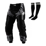 Calça Insane Pro Tork Motocross Trilha Enduro Black Meiã