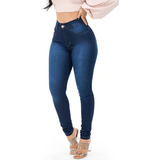 Calça Jeans Cintura Alta Feminina Skinny