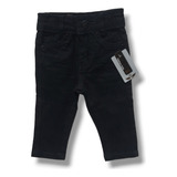 Calça Jeans Colorida Preta Infantil Menino Bebê 0 A 3 Anos