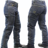 Calça Jeans Com Proteção Motociclista Hlx Carpinteiro