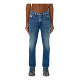 Calca Jeans Diesel D Strukt Modelo Com Efeitos Sombreados