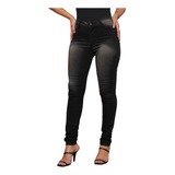 Calça Jeans Feminina Cintura Alta C Elastano Levanta Bumbum