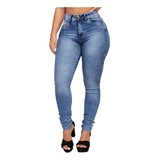 Calça Jeans Feminina Cós Alto Empina