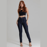 Calça Jeans Feminina Hot Pants Skinny Sawary