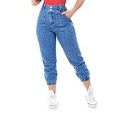 Calça Jeans Feminina Jogger 38