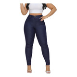 Calça Jeans Feminina Modeladora Chapa Barriga Empina Bumbum