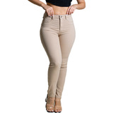 Calça Jeans Feminina Original Sawary Cintura Alta C Lycr