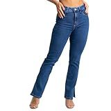 Calça Jeans Feminina Reta Sawary Premium