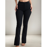 Calça Jeans Feminina Sawary Flare Boot Cut Alta