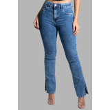 Calça Jeans Feminina Sawary Original Reta Tendencia