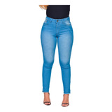 Calca Jeans Feminina Skinny Desbotada Lycra Pronta Entrega