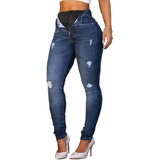 Calça Jeans Feminina Super Lipo Sawary Cintura Super Alta