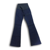 Calça Jeans Flare Gestante Azul Gravida Plus Size