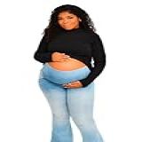 Calça Jeans Flare Juliane Gestante Azul Claro Tamanho M Cor Azul Claro