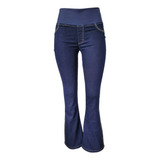 Calça Jeans Flare Para Gestante Conforto Gravida