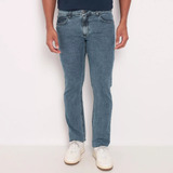 Calça Jeans Guess Slim Straight Estonada Azul 40 Masculino