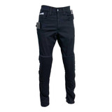 Calça Jeans Impermeável Proteção Moto Joelheira Quadril