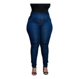 Calca Jeans Legging Moda Plus Size Elastano Linha Confort