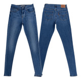 Calça Jeans Levis Importada Azul Cintura Alta Tecido Grosso