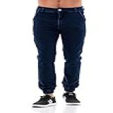 Calça Jeans Masculina Arauto Jogger Cor Azul Escuro Tamanho G