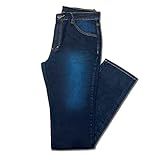 Calça Jeans Masculina Azul Médio Almix- -46-