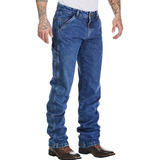 Calça Jeans Masculina Carpinteiro Reforçada Alta
