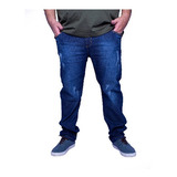 Calça Jeans Masculina Com Lycra Kit 3 Peças Até O Plus Size