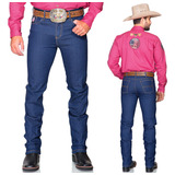 Calça Jeans Masculina Country Rodeio Cowboy Laycra Bill Way