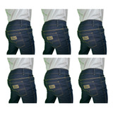 Calça Jeans Masculina Kit 6 Unid Serviço Country Conforto