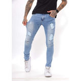 Calça Jeans Masculina Skinny Slim Premium